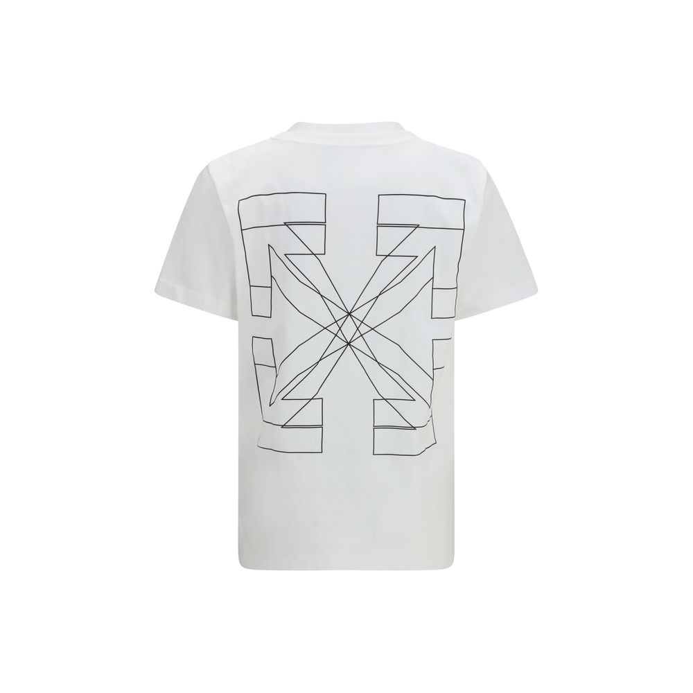 Off-White White Cotton T-Shirt - immagine 2