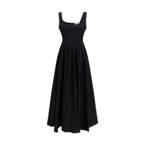 Max Mara Black Cotton Casual Dress