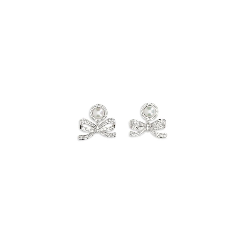 Self-Portrait Silver Brass Earrings