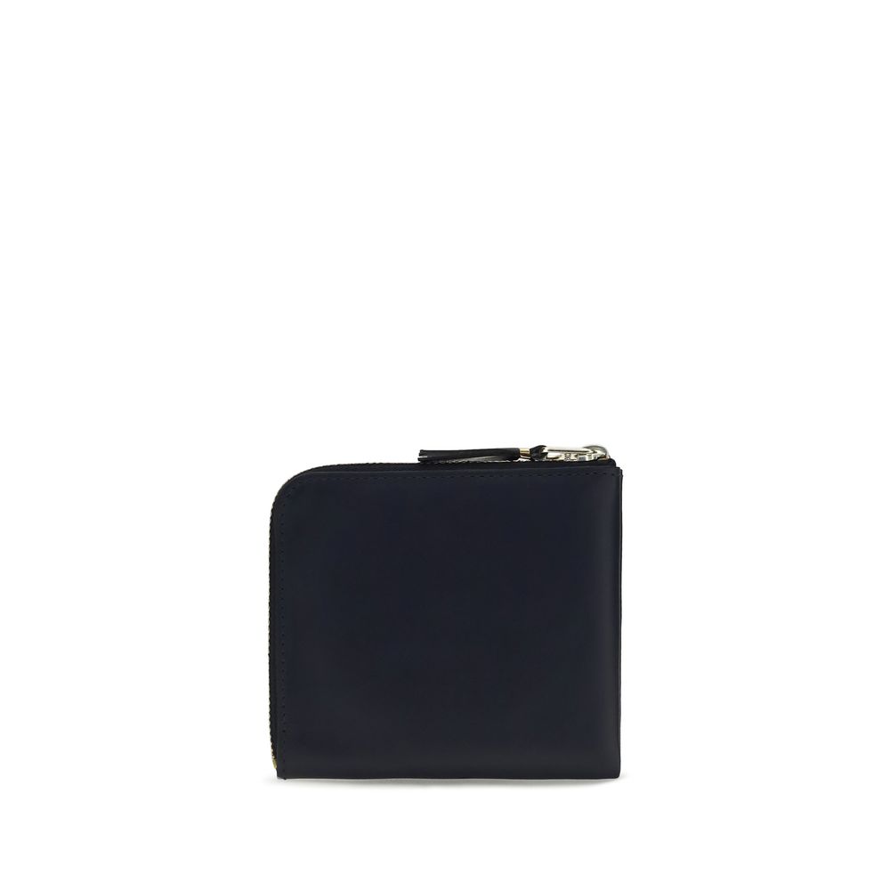 Comme Des Garçons Blue Calf Leather Bos Taurus Wallet - immagine 2
