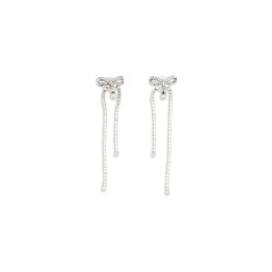 Self-Portrait Silver Brass Earrings
