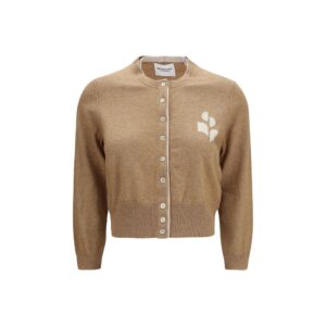 Marant Etoile Beige Cotton Cardigan