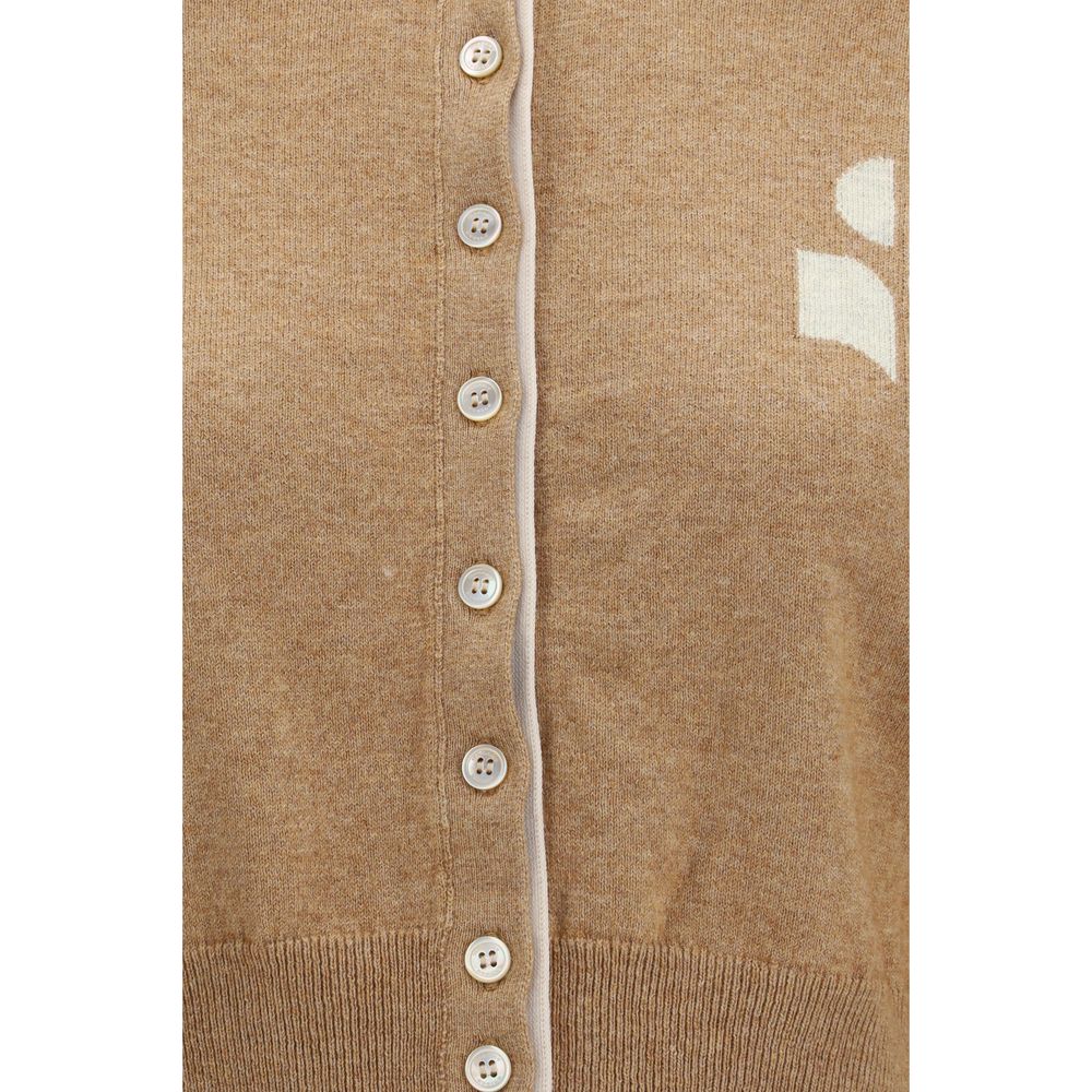 Marant Etoile Beige Cotton Cardigan - immagine 3
