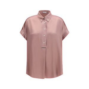 Brunello Cucinelli Multicolor Silk Shortsleeve Shirt