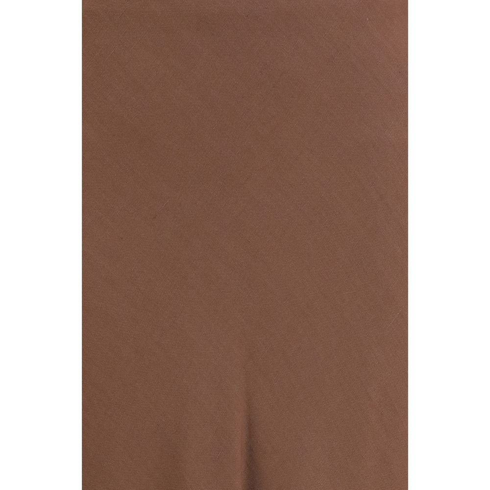 Brunello Cucinelli Brown Viscose Long Skirt - immagine 3