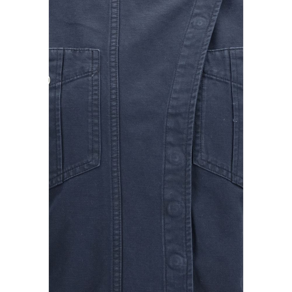Marant Etoile Blue Cotton Casual Dress - immagine 3