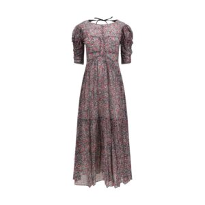 Marant Etoile Purple Cotton Casual Dress