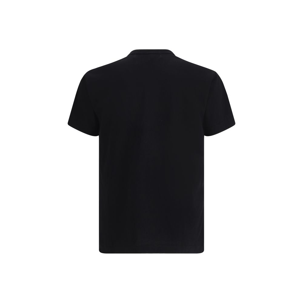 Comme Des Garçons Play Black Cotton T-Shirt - immagine 2