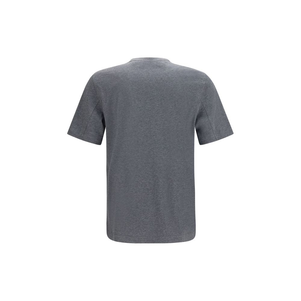 Brunello Cucinelli Blue Cotton T-Shirt - immagine 2