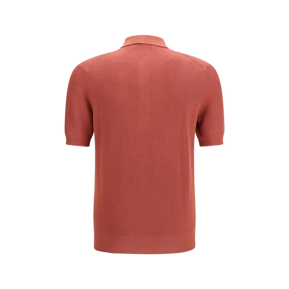 Brunello Cucinelli Multicolor Cotton Polo Shirt - immagine 2