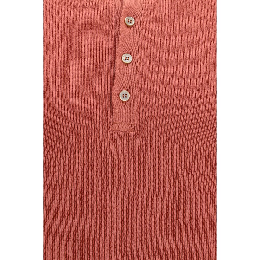 Brunello Cucinelli Multicolor Cotton Polo Shirt - immagine 3