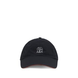 Brunello Cucinelli Blue Cotton Cap (Baseball Hat)