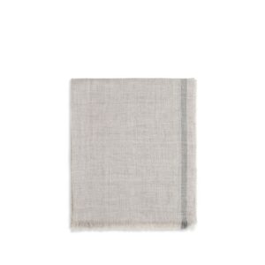 Brunello Cucinelli Gray Linen Scarf