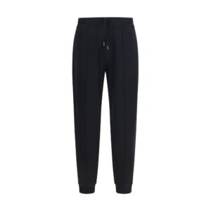 Brunello Cucinelli Black Cotton Joggers (Workout Pants)