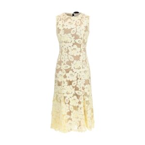 Self-Portrait Bicolor Polyester Casual Dress
