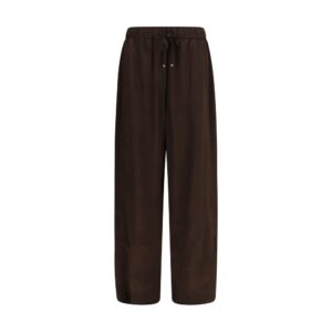 Ganni Brown Acetate Casual Pants