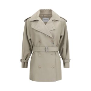 Max Mara Beige Cotton Trench Coat