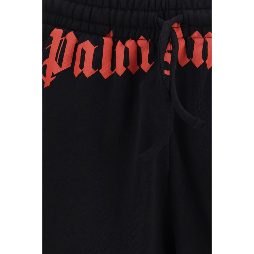 Palm Angels Black Cotton Bermuda Shorts - immagine 3