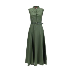 Max Mara Bicolor Cotton Casual Dress