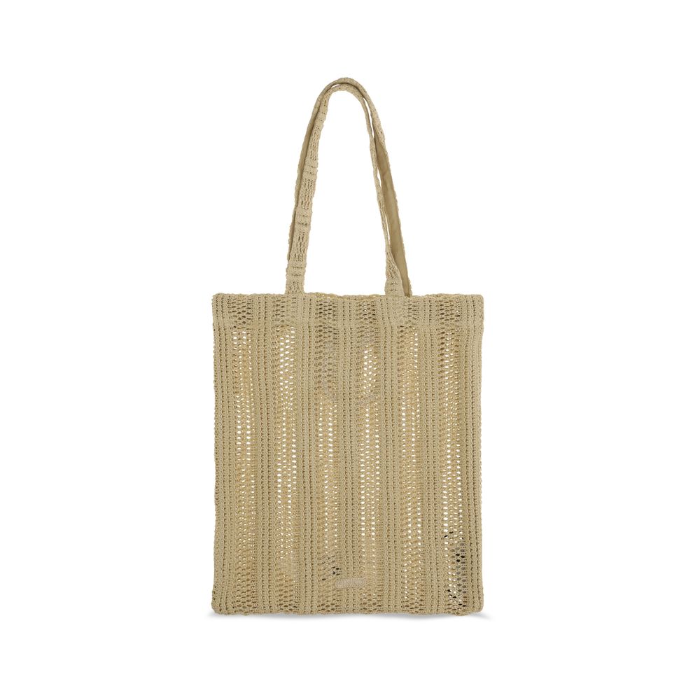 PINKO Beige Raffia Shoulder Bag - immagine 2