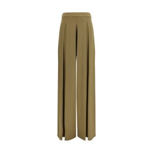 Max Mara Pure Bicolor Viscose Casual Pants