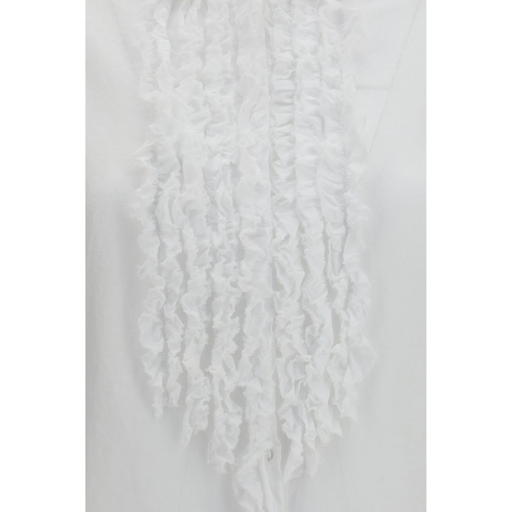 SOSUE White Cotton Blouse - immagine 3