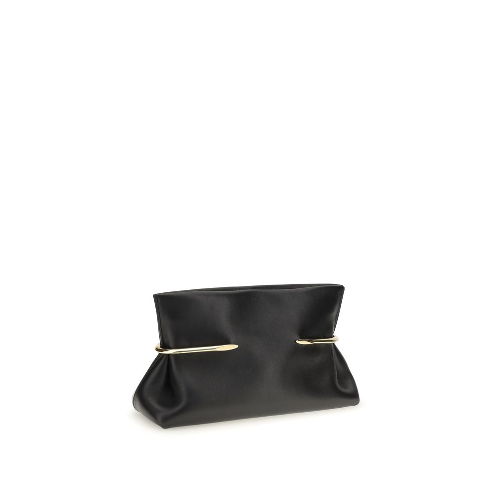 Givenchy Black Napa Leather / Calf Bos Taurus Clutch Bag - immagine 3