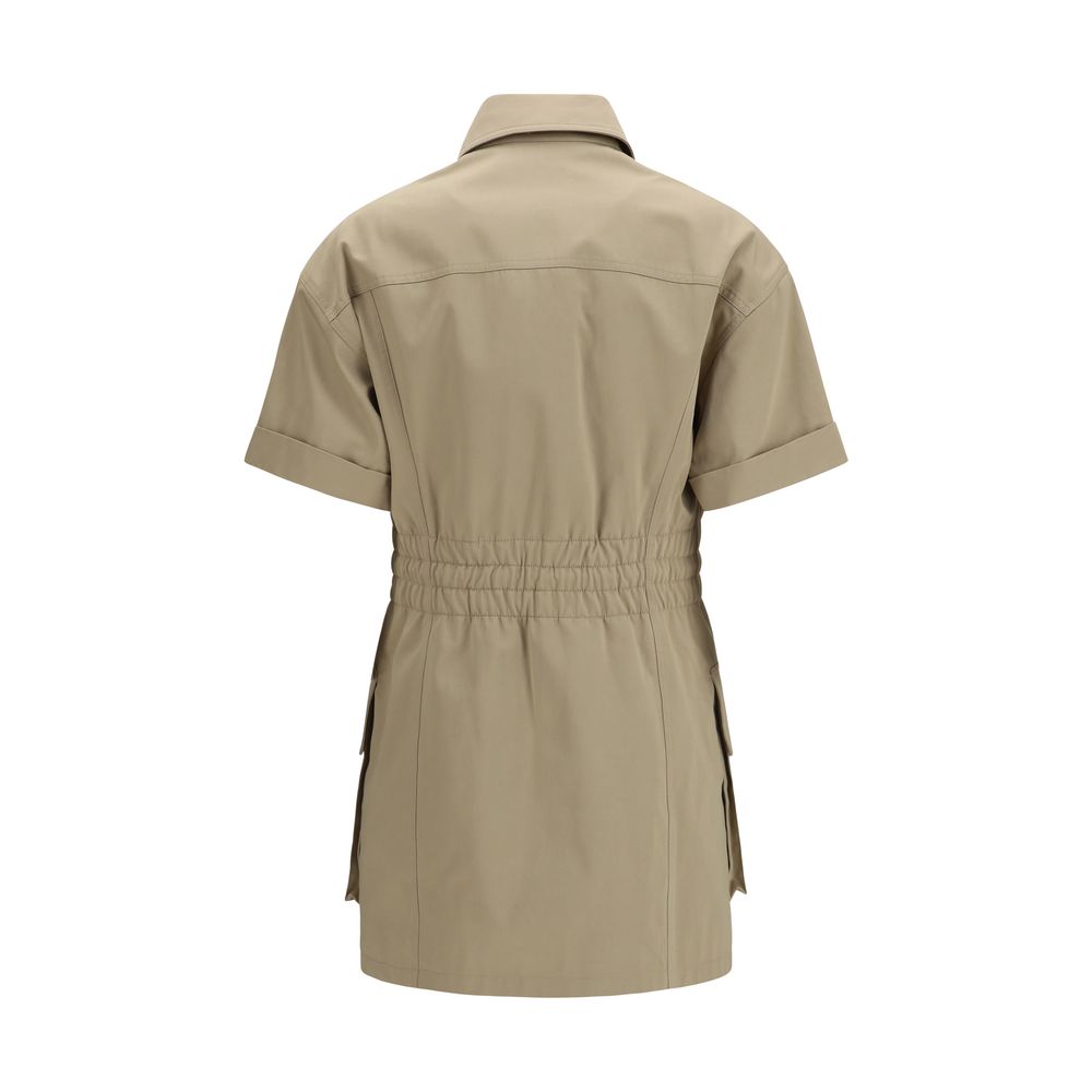 Balmain Beige Cotton Casual Dress - immagine 2