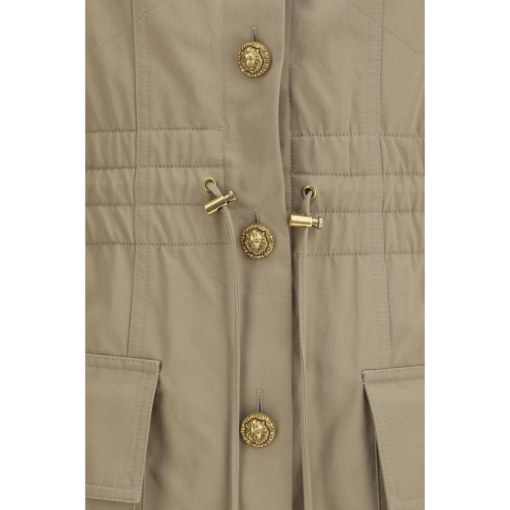 Balmain Beige Cotton Casual Dress - immagine 3