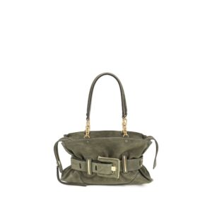 Balmain Bicolor Calf Leather Bos Taurus Handbag