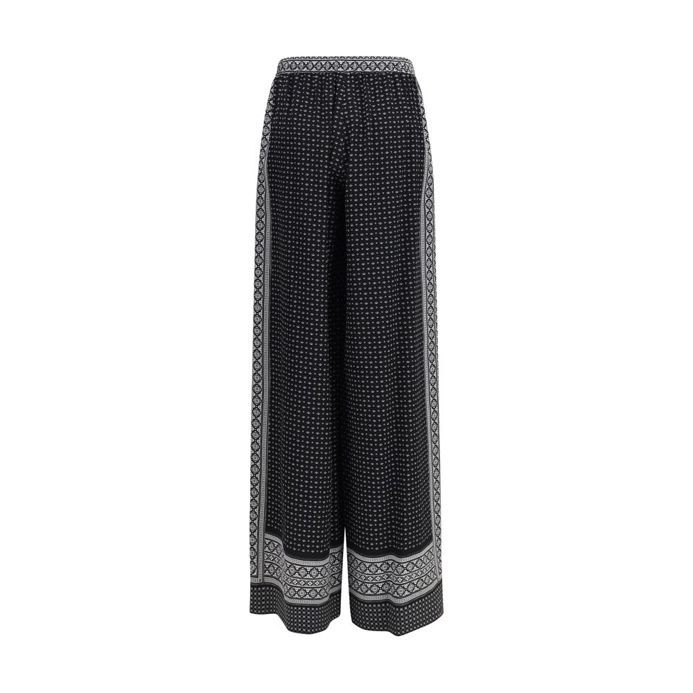 Ermanno Scervino Black Silk Casual Pants - immagine 2