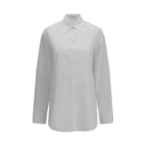 Ermanno Scervino White Cotton Dress Shirt