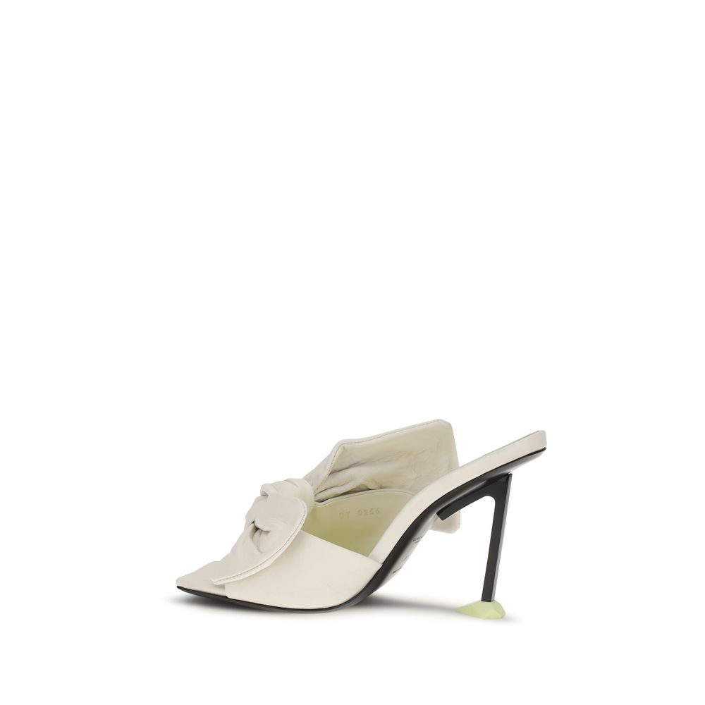 Givenchy White Lamb Ovis Aries Aries Mules - immagine 3