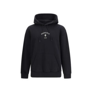 MM6 Black Cotton Sweatshirt