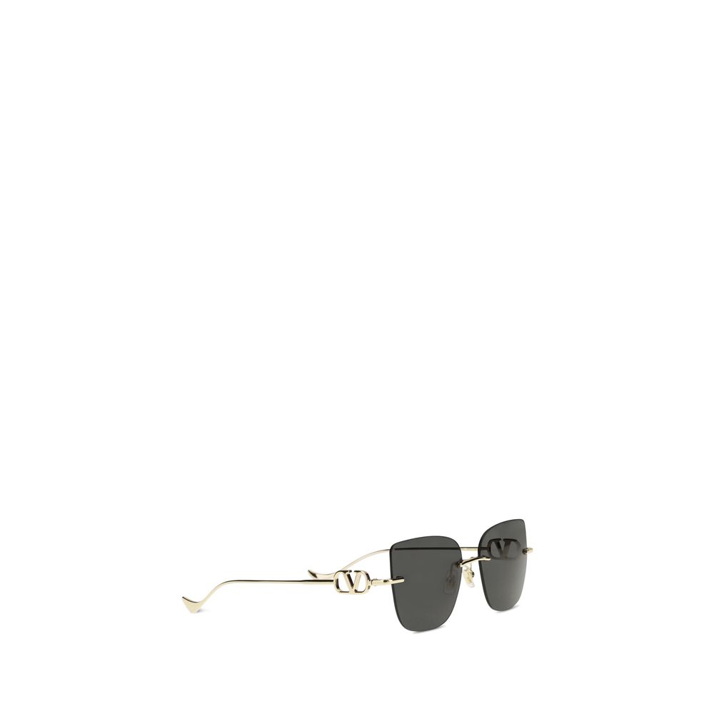 Valentino Garavani Black Metal Sunglasses - immagine 2