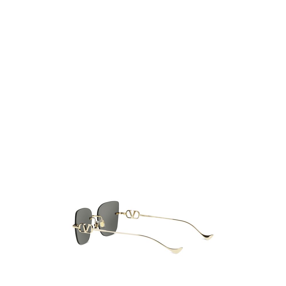 Valentino Garavani Black Metal Sunglasses - immagine 3