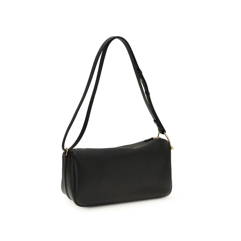 Gucci Black Calf Leather Bos Taurus Shoulder Bag - immagine 3