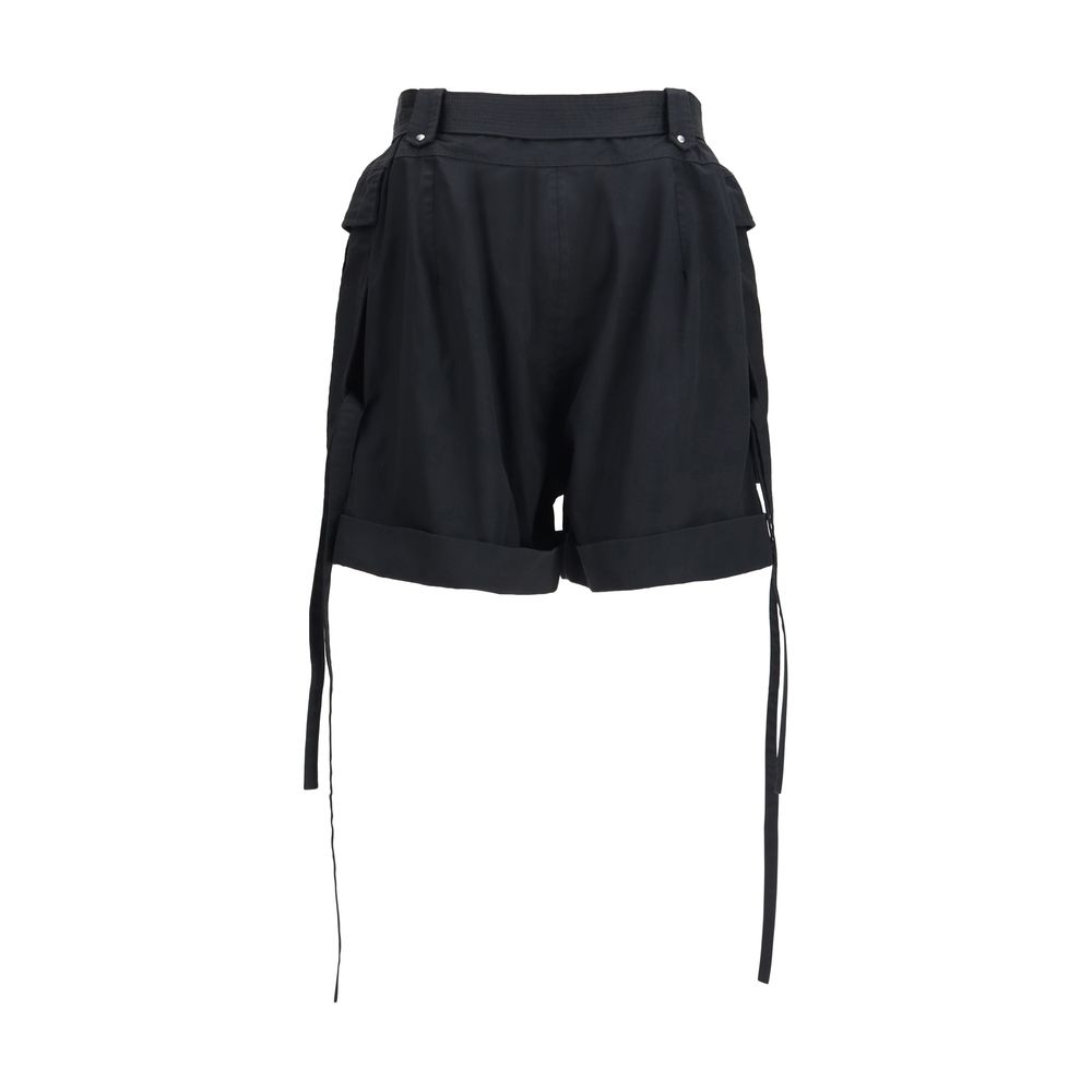 Alexander McQueen Black Cotton Bermuda Shorts - immagine 2