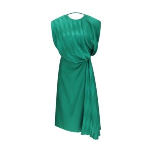 Versace Bicolor Silk Casual Dress