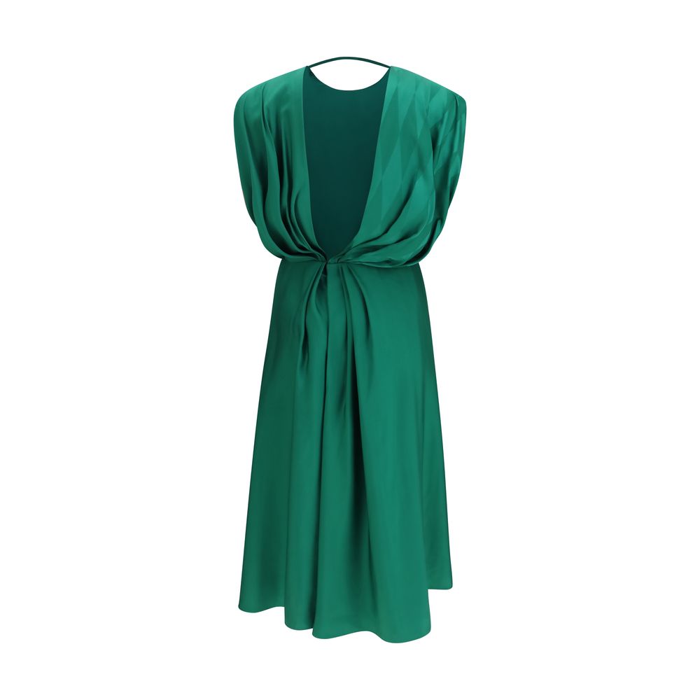 Versace Bicolor Silk Casual Dress - immagine 2