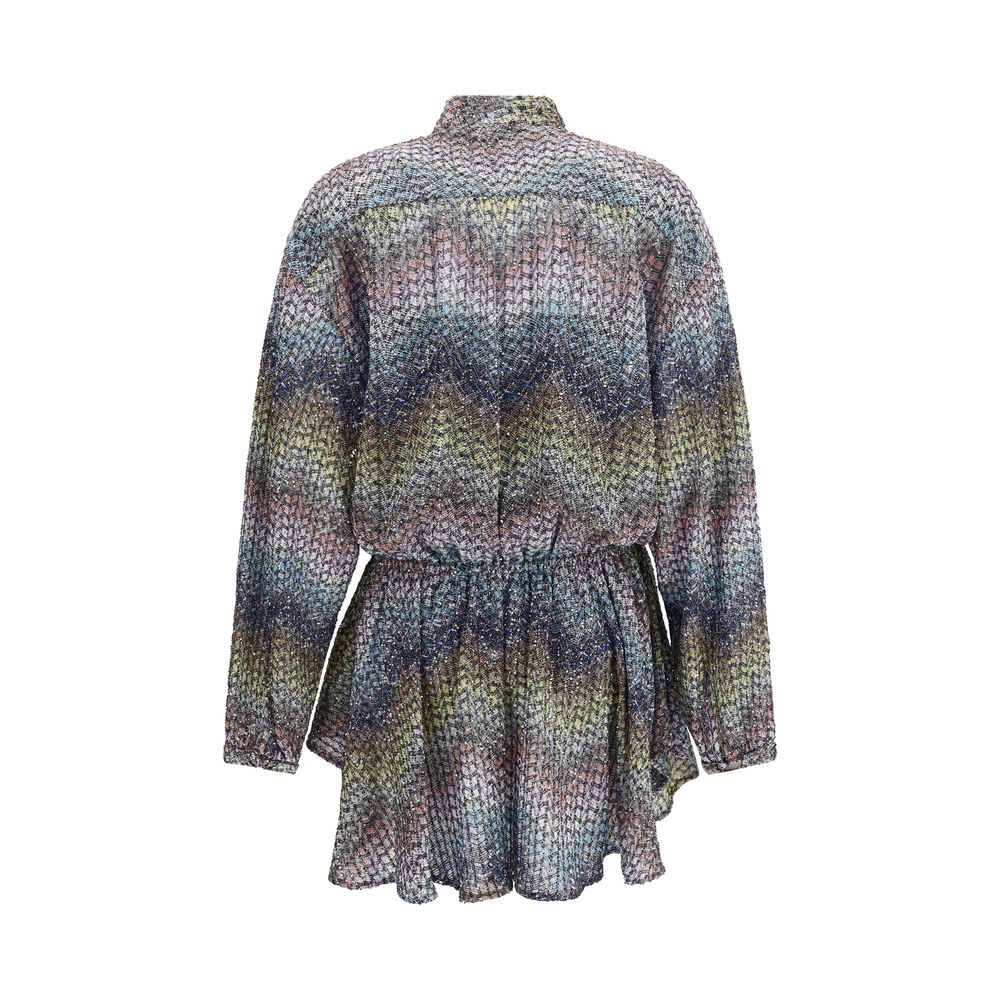 Missoni Multicolor Viscose Casual Dress - immagine 2