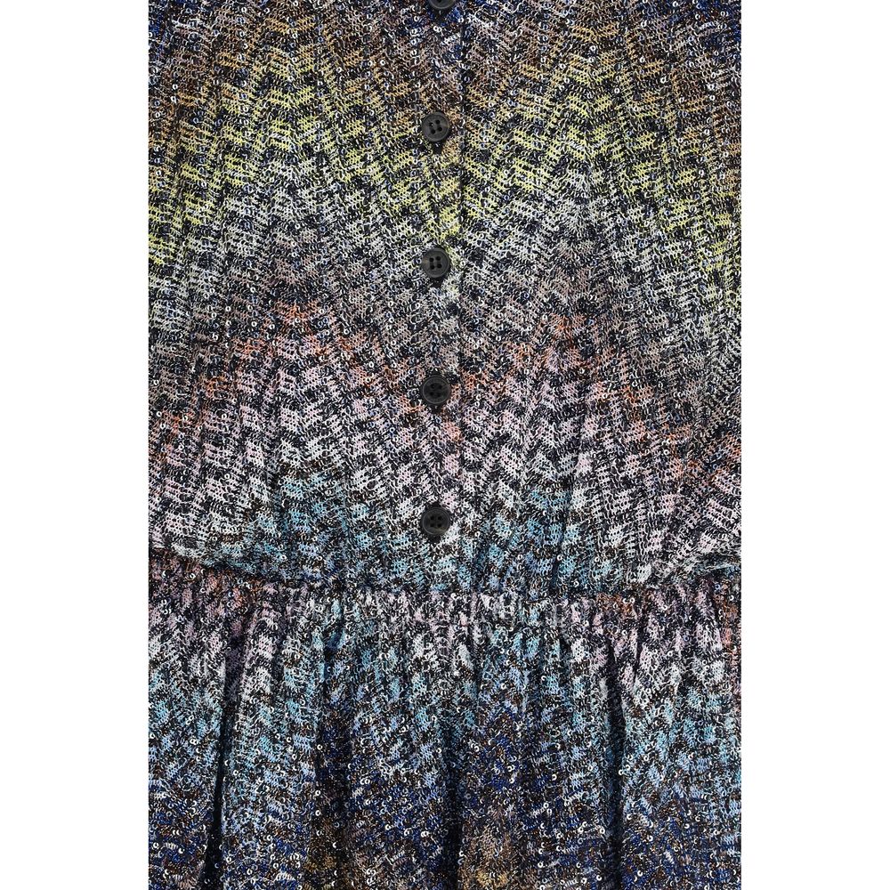 Missoni Multicolor Viscose Casual Dress - immagine 3