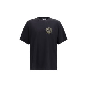 Versace Jeans Black Cotton T-Shirt