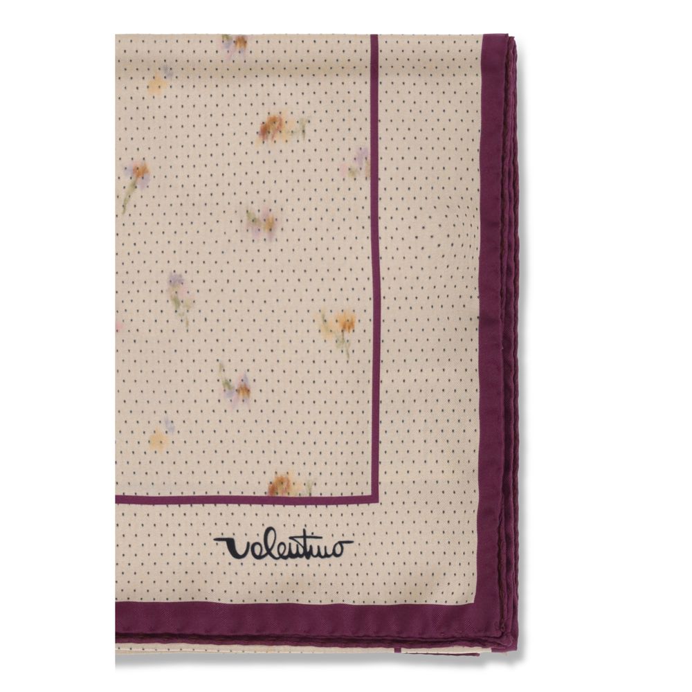 Valentino Garavani Beige Silk Scarf - immagine 3