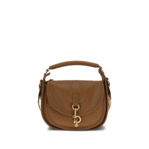 Burberry Brown Calf Leather Bos Taurus Shoulder Bag