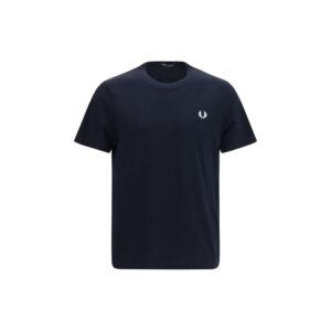 Fred Perry Blue Cotton T-Shirt