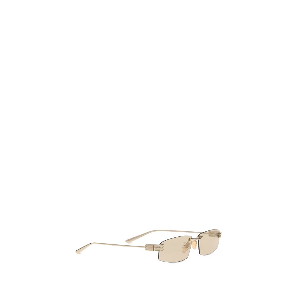 Balenciaga Beige Metal Sunglasses - immagine 2