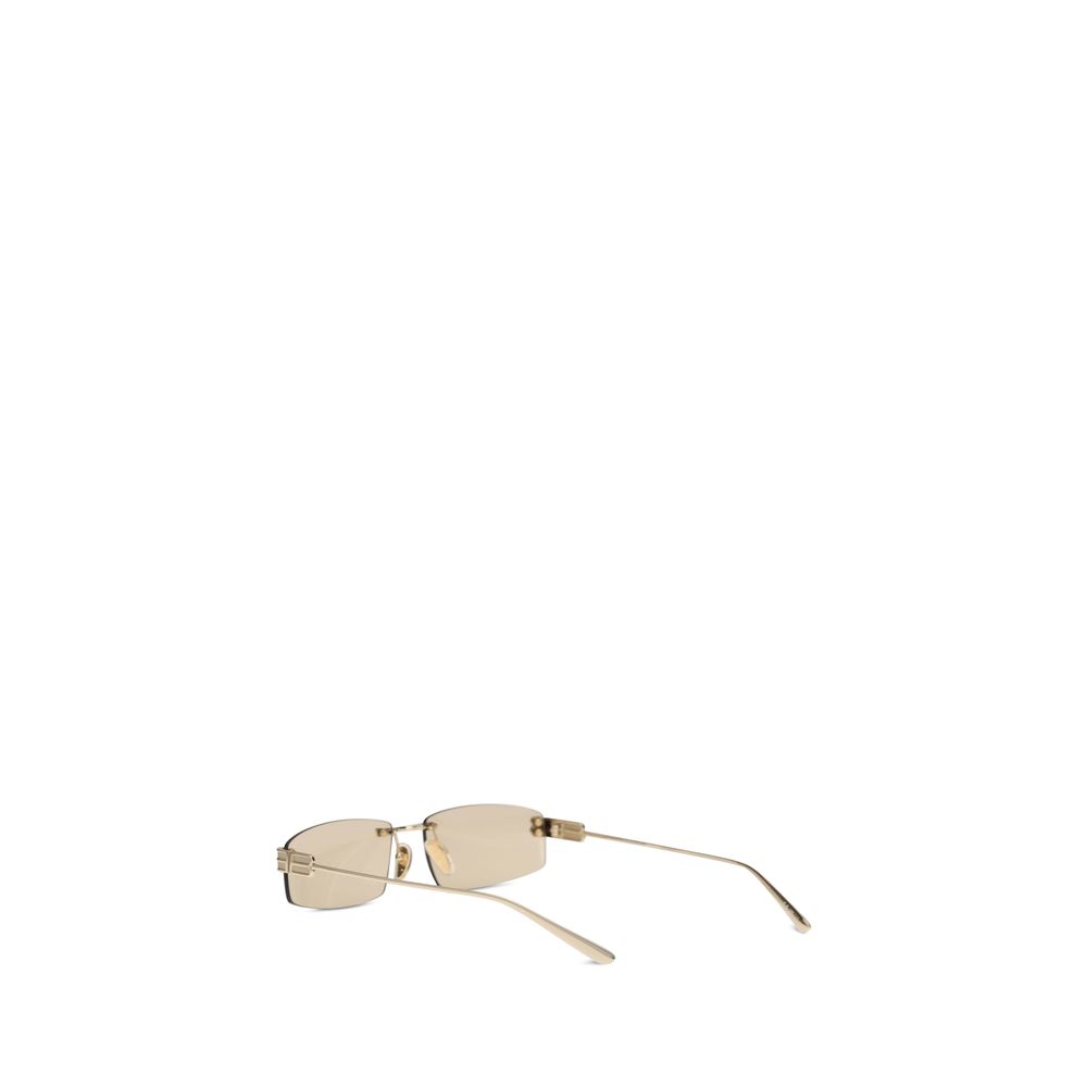 Balenciaga Beige Metal Sunglasses - immagine 3