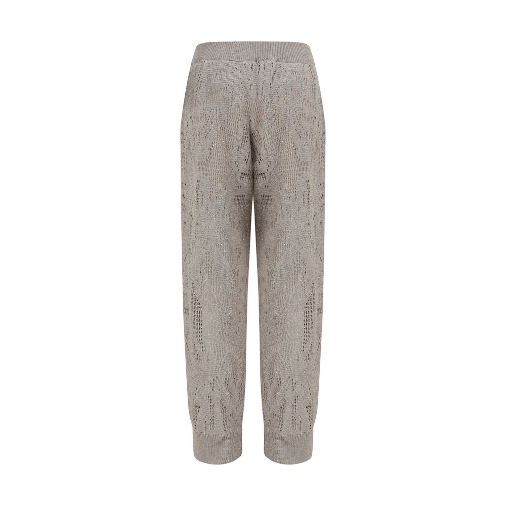 Brunello Cucinelli Beige Linen Casual Pants - immagine 2