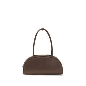Miu Miu Brown Calf Leather Bos Taurus Shoulder Bag